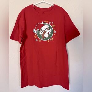 NWT Buc-ee’s Christmas T-shirt, YL
